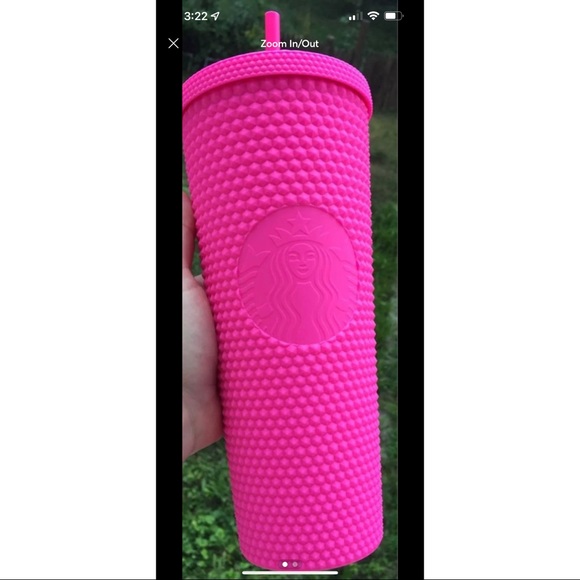 Starbucks | Dining | Barbie Pink Studded | Poshmark